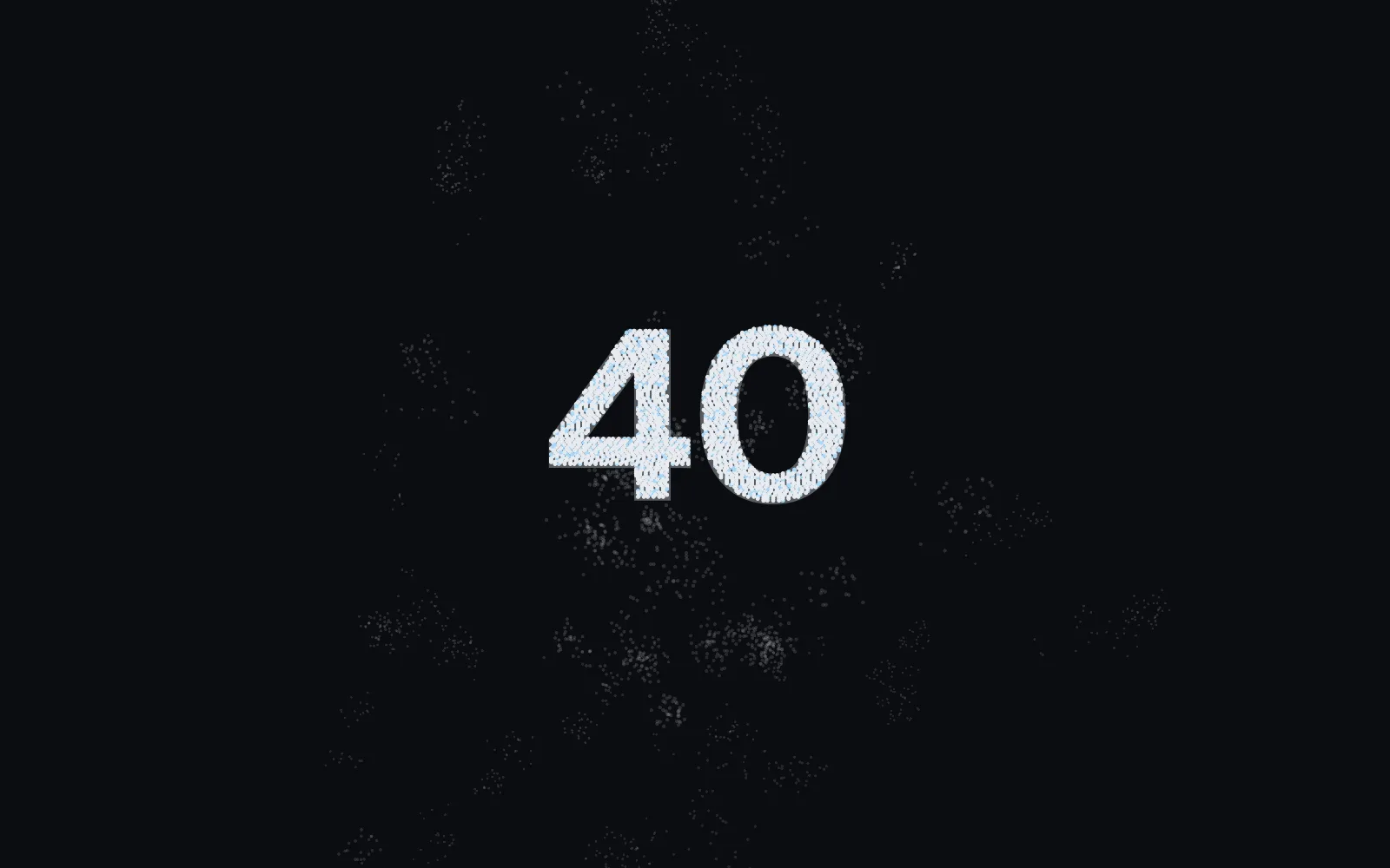 ‘40’ drawn in the points of my sentences about Appu