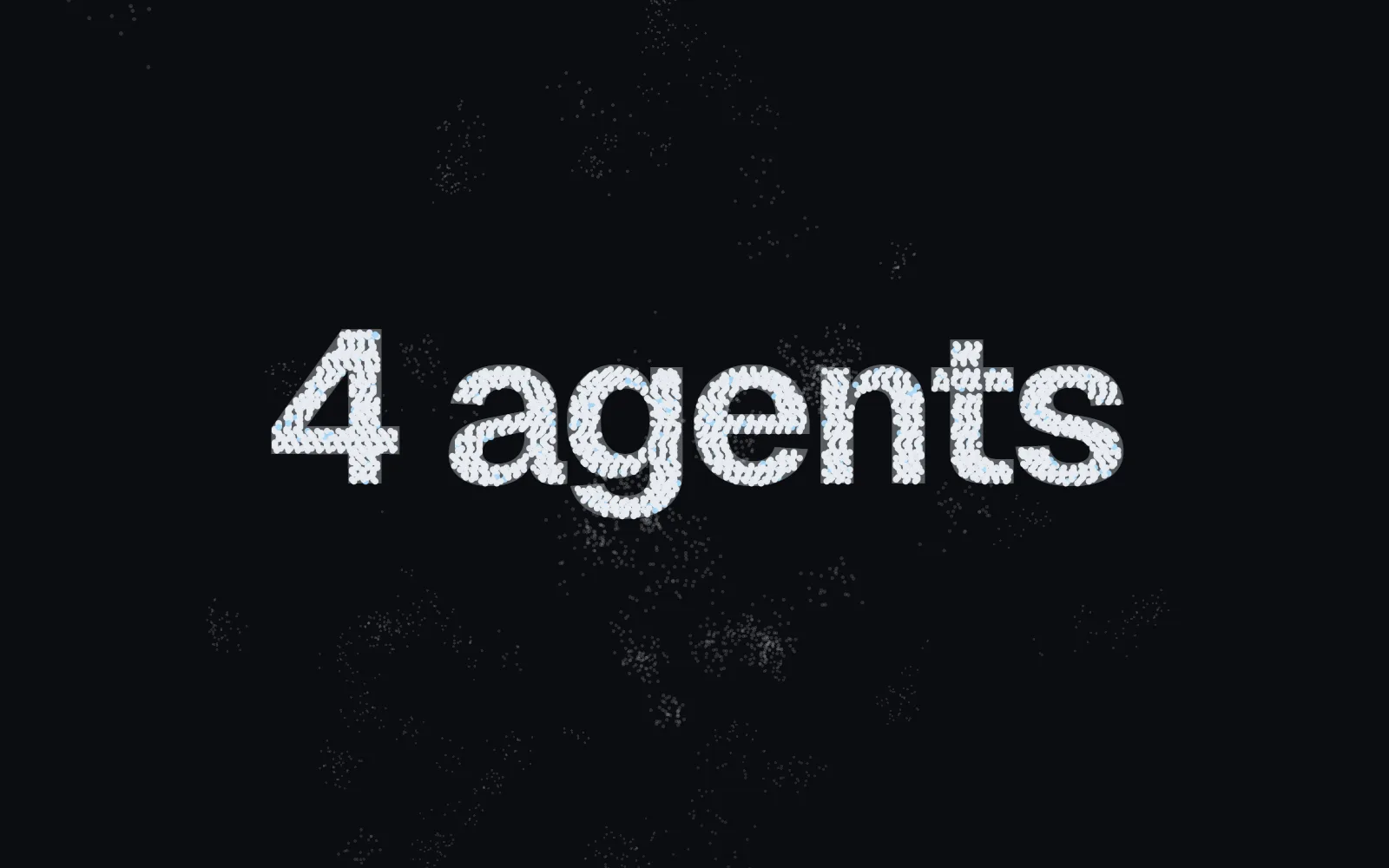 ‘4 agents’ drawn in the points of my sentences about Enterprise AI Due Diligence Agent